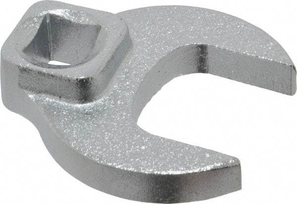 Blackhawk by Proto - 7/8" 3/8" Drive Chrome Open End Crowfoot Wrench - 1-23/32" OAL - Eagle Tool & Supply