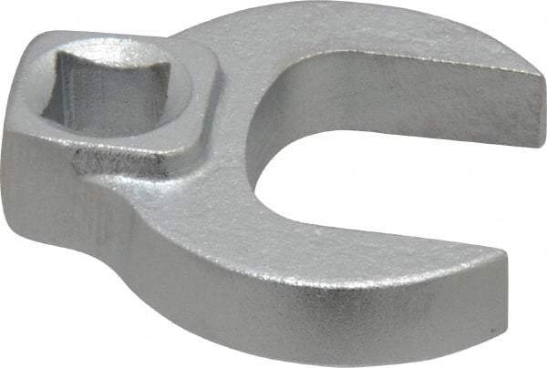 Blackhawk by Proto - 1" 3/8" Drive Chrome Open End Crowfoot Wrench - 2-7/64" OAL - Eagle Tool & Supply