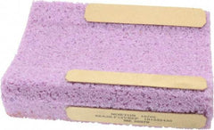 Norton - 5" Wide x 6" High x 1-1/2" Thick Grinding Segment - 30 Grit, Hardness F, Blue Print No. ME20579 - Eagle Tool & Supply