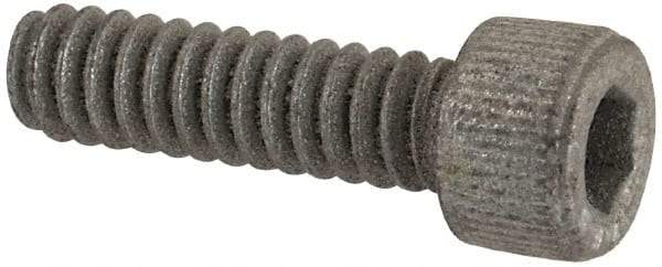 Value Collection - #6-32 UNC Hex Socket Drive, Socket Cap Screw - Alloy Steel, Zinc-Plated Finish, Fully Threaded, 1/2" Length Under Head - Eagle Tool & Supply