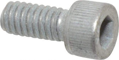 Value Collection - #8-32 UNC Hex Socket Drive, Socket Cap Screw - Alloy Steel, Zinc-Plated Finish, Fully Threaded, 3/8" Length Under Head - Eagle Tool & Supply