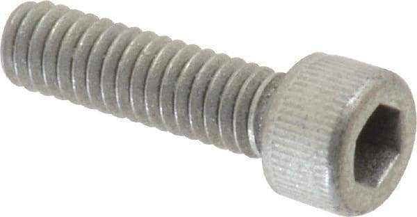 Value Collection - #8-32 UNC Hex Socket Drive, Socket Cap Screw - Alloy Steel, Zinc-Plated Finish, Fully Threaded, 5/8" Length Under Head - Eagle Tool & Supply