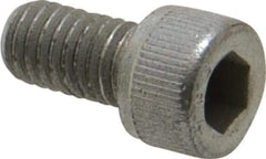 Value Collection - #10-32 UNF Hex Socket Drive, Socket Cap Screw - Alloy Steel, Zinc-Plated Finish, Fully Threaded, 3/8" Length Under Head - Eagle Tool & Supply