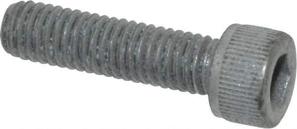 Value Collection - #10-32 UNF Hex Socket Drive, Socket Cap Screw - Alloy Steel, Zinc-Plated Finish, Fully Threaded, 3/4" Length Under Head - Eagle Tool & Supply
