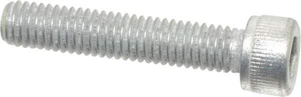 Value Collection - #10-32 UNF Hex Socket Drive, Socket Cap Screw - Alloy Steel, Zinc-Plated Finish, Fully Threaded, 1" Length Under Head - Eagle Tool & Supply