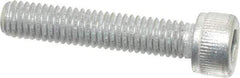 Value Collection - #10-32 UNF Hex Socket Drive, Socket Cap Screw - Alloy Steel, Zinc-Plated Finish, Fully Threaded, 1" Length Under Head - Eagle Tool & Supply