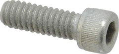 Value Collection - 1/4-20 UNC Hex Socket Drive, Socket Cap Screw - Alloy Steel, Zinc-Plated Finish, Fully Threaded, 3/4" Length Under Head - Eagle Tool & Supply
