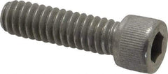 Value Collection - 1/4-20 UNC Hex Socket Drive, Socket Cap Screw - Alloy Steel, Zinc-Plated Finish, Fully Threaded, 7/8" Length Under Head - Eagle Tool & Supply