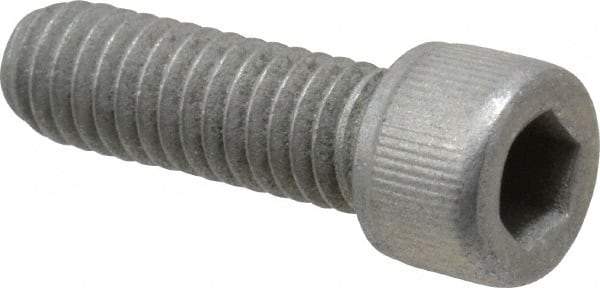 Value Collection - 5/16-18 UNC Hex Socket Drive, Socket Cap Screw - Alloy Steel, Zinc-Plated Finish, Fully Threaded, 1" Length Under Head - Eagle Tool & Supply