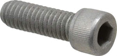 Value Collection - 5/16-18 UNC Hex Socket Drive, Socket Cap Screw - Alloy Steel, Zinc-Plated Finish, Fully Threaded, 1" Length Under Head - Eagle Tool & Supply