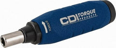 CDI - 1 Piece, 3/8 to 2 In/Lb, Female Hex Preset Torque Limiting Screwdriver - 4.2" OAL, 1/4" Drive - Eagle Tool & Supply
