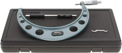 Mitutoyo - 8 to 9" Range, 0.0001" Graduation, Mechanical Outside Micrometer - Ratchet Stop Thimble, Accurate to 0.0002" - Eagle Tool & Supply