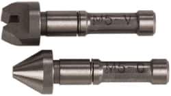 Mitutoyo - Micrometer Anvil - Use with 326126 Series Screw Thread Micrometers - Eagle Tool & Supply