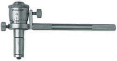 Mitutoyo - 8 to 40", Satin Chrome Coated, Mechanical Inside Micrometer Set - 0.001" Graduation, Friction Thimble - Eagle Tool & Supply