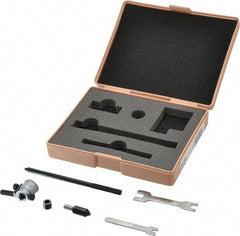 Mitutoyo - 1 to 2", Friction Thimble, Mechanical, Satin Chrome Finish, Interchangeable Rod Micrometer - 0.001 Inch Graduation, Accurate Up to 0.00024+(0.00004xR/20) Inch, 1/4 Inch Travel, 2 Rods - Eagle Tool & Supply