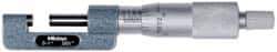 Mitutoyo - 2 to 3" Range, Mechanical Hub Micrometer - 0.001" Graduation, 0.0001" Accuracy - Eagle Tool & Supply