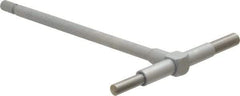 Mitutoyo - 2-1/8 to 3-1/2 Inch, 5.9055 Inch Overall Length, Telescoping Gage - Satin Chrome Finish - Eagle Tool & Supply