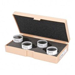Mitutoyo - Micrometer Optical Parallels - 0 to 1mm, Use with Micrometers - Eagle Tool & Supply