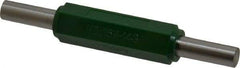 Mitutoyo - 3 Inch Long, Accuracy Up to 0.0001 Inch, Flat End Micrometer Calibration Standard - Use with Outside Micrometer, Includes Heat Insulating Handle - Eagle Tool & Supply
