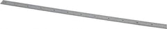 Mitutoyo - 12" Long, 1/100, 1/64, 1/50, 1/32" Graduation, Flexible Stainless Steel Rule - 16R Graduation Style, 1/2" Wide, Silver, Satin Chrome Finish - Eagle Tool & Supply