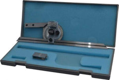 Mitutoyo - 12 Inch Long Blade, 360° Max Measurement, Bevel Protractor - Accuracy up to 5 Min, 1° Dial Graduation - Eagle Tool & Supply