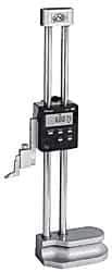 Mitutoyo - 40" Electronic Height Gage - 0.0005, 0.0002" (Switchable) Resolution, Accurate to 0.003", LCD Display, SPC Data Output - Eagle Tool & Supply
