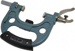 Mitutoyo - 2 to 3 Inch, Snap Gage - 0.0001 Inch Graduation, 15 N Measuring Force, Carbide Anvil, Dial Display - Eagle Tool & Supply