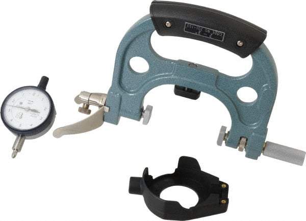 Mitutoyo - 2 to 3 Inch, Snap Gage - 0.0001 Inch Graduation, Dial Display - Eagle Tool & Supply