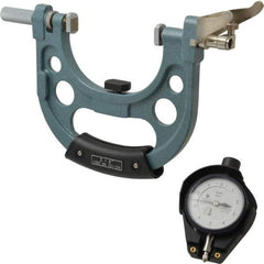 Mitutoyo - 3 to 4 Inch, Snap Gage - 0.0001 Inch Graduation, Dial Display - Eagle Tool & Supply