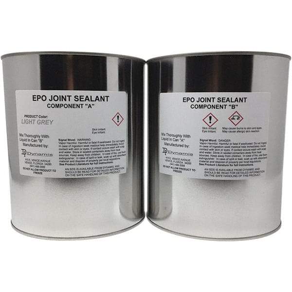 Made in USA - 2 Gal Concrete Repair/Resurfacing - Light Gray, 38.5 Sq Ft Coverage, Epoxy Resin - Eagle Tool & Supply