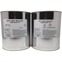 Made in USA - 2 Gal Concrete Repair/Resurfacing - Light Gray, 38.5 Sq Ft Coverage, Epoxy Resin - Eagle Tool & Supply