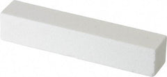 Tru-Maxx - 150 Grit Aluminum Oxide Square Dressing Stick - 4 x 3/4 x 3/4, Very Fine Grade, Vitrified Bond - Eagle Tool & Supply