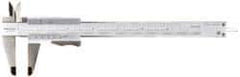 Mitutoyo - 0 to 8" Stainless Steel Vernier Caliper - 1/128" Graduation, 50mm Jaw Depth, 0.03mm Accuracy - Eagle Tool & Supply