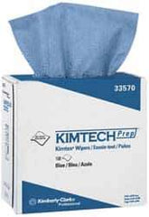 Kimtech - Dry Clean Room/Lab/Critical Task Wipes - Pop-Up, 16-3/4" x 8-3/4" Sheet Size, Blue - Eagle Tool & Supply