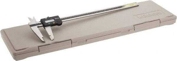 Mitutoyo - 0 to 450mm Range, 0.01mm Resolution, Electronic Caliper - Stainless Steel with 90mm Stainless Steel Jaws, 0.03mm Accuracy, SPC Output - Eagle Tool & Supply