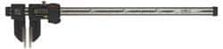 Mitutoyo - 0 to 450mm Range, 0.01mm Resolution, IP66 Electronic Caliper - Stainless Steel with 100mm Carbon Fiber Reinforced Plastic (CFRP) Jaws, 0.05mm Accuracy, SPC Output - Eagle Tool & Supply