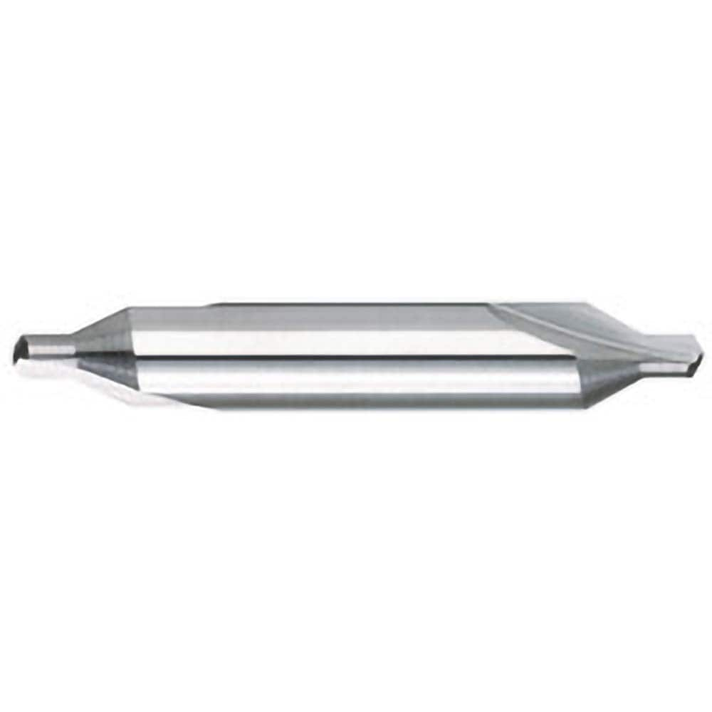 Titan USA - Combination Drill & Countersinks; Material: Solid Carbide ; Included Angle: 60 ; Trade Size: #5 ; Body Diameter (Inch): 7/16 ; Body Diameter (Decimal Inch): 7/16 ; Overall Length (Inch): 2-3/4 - Exact Industrial Supply