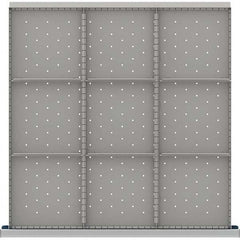 LISTA - 9-Compartment Drawer Divider Layout for 3.15" High Drawers - Eagle Tool & Supply
