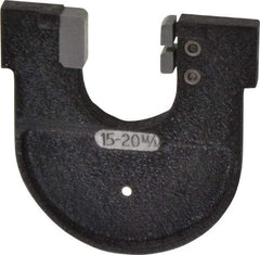 YPG - 0.57 to 0.76 Inch, Cast Iron MC0X Frame Snap Gage - Hardened Tool Steel Anvil - Eagle Tool & Supply