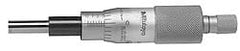 Mitutoyo - 1 Inch, 0.8268 Inch Ratchet Stop Thimble, 0.315 Inch Diameter x 34mm Long Spindle, Mechanical Micrometer Head - Eagle Tool & Supply