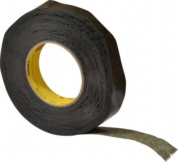 3M - 1" Wide x 60 Yd Long Black Crepe Paper Masking Tape - Series 226, 10.6 mil Thick, 34 In/Lb Tensile Strength - Eagle Tool & Supply