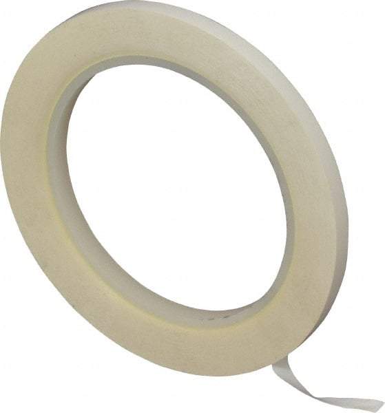 3M - White Solid Color Vinyl Tape - 1/4" Wide x 108' Long x 5.2 mil Thick, General Traffic - Eagle Tool & Supply