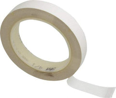 3M - White Solid Color Vinyl Tape - 3/4" Wide x 108' Long x 5.2 mil Thick, General Traffic - Eagle Tool & Supply