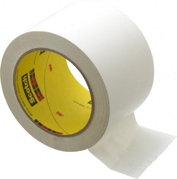 3M - White Solid Color Vinyl Tape - 3" Wide x 108' Long x 5.2 mil Thick, General Traffic - Eagle Tool & Supply