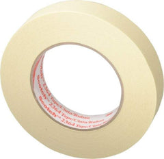3M - 1" Wide x 60 Yd Long Tan Paper Masking Tape - Series 2364, 6.5 mil Thick, 24 In/Lb Tensile Strength - Eagle Tool & Supply