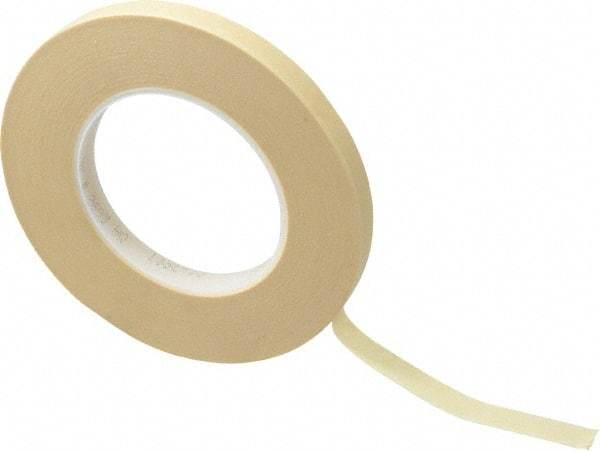 3M - 1/2" Wide x 60 Yd Long Tan Paper Masking Tape - Series 2693, 7.9 mil Thick, 29 In/Lb Tensile Strength - Eagle Tool & Supply