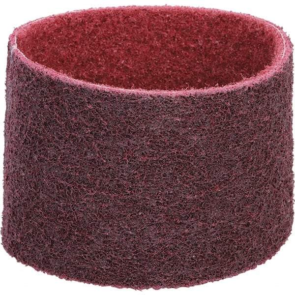 Dynabrade - 3-1/2" Wide x 15-1/2" OAL, Aluminum Oxide Abrasive Belt - Aluminum Oxide, Medium, Nonwoven, Cloth Backing, Wet/Dry - Eagle Tool & Supply