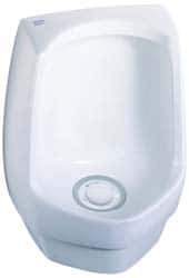 Sloan Valve Co. - 19-1/4 Inch Wide x 14-3/8 Deep x 26-1/4 Inch High, Water Free Urinal - White - Eagle Tool & Supply