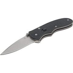 Gerber - 2" Blade, 5" OAL, Straight Assisted Opening Knife - 3" Closed Length, Glass-Filled Nylon, 1 Blade, Spring Assisted Opening - Eagle Tool & Supply