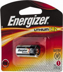 Energizer - Size CR2, Lithium, Photo Battery - 3 Volts, Flat Terminal, CR15H270, ANSI, IEC Regulated - Eagle Tool & Supply